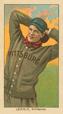 1909 White Borders Ghosts, Miscuts, Proofs, Blank Backs & Oddities Leifield, Pittsburgh #282 Baseball Card