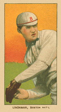 1909 White Borders Ghosts, Miscuts, Proofs, Blank Backs & Oddities Lindaman, Boston Nat'L #286 Baseball Card