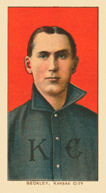 1909 White Borders Ghosts, Miscuts, Proofs, Blank Backs & Oddities Beckley, Kansas City #29 Baseball Card