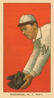 1909 White Borders Ghosts, Miscuts, Proofs, Blank Backs & Oddities McCormick, N.Y. Nat'L #314 Baseball Card