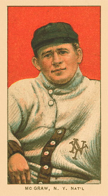 1909 White Borders Ghosts, Miscuts, Proofs, Blank Backs & Oddities McGraw, N.Y. Nat'L #323 Baseball Card