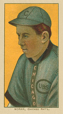 1909 White Borders Ghosts, Miscuts, Proofs, Blank Backs & Oddities Moran, Chicago Nat'L #343 Baseball Card