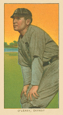 1909 White Borders Ghosts, Miscuts, Proofs, Blank Backs & Oddities O'Leary, Detroit #368 Baseball Card