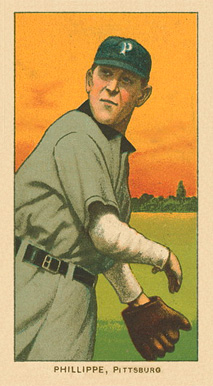 1909 White Borders Ghosts, Miscuts, Proofs, Blank Backs & Oddities Phillippe, Pittsburgh #393 Baseball Card