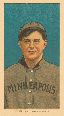 1909 White Borders Ghosts, Miscuts, Proofs, Blank Backs & Oddities Quillen, Minneapolis #401 Baseball Card