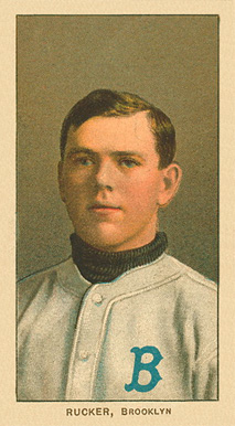 1909 White Borders Ghosts, Miscuts, Proofs, Blank Backs & Oddities Rucker, Brooklyn #416 Baseball Card