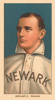 1909 White Borders Ghosts, Miscuts, Proofs, Blank Backs & Oddities Schlafly, Newark #423 Baseball Card