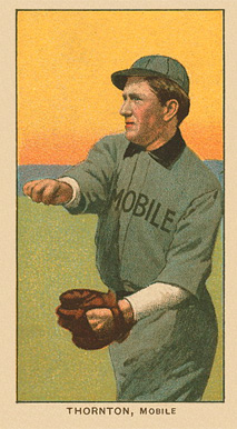 1909 White Borders Ghosts, Miscuts, Proofs, Blank Backs & Oddities Thornton, Mobile #484 Baseball Card