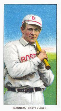 1909 White Borders Ghosts, Miscuts, Proofs, Blank Backs & Oddities Wagner, Boston Amer. #495 Baseball Card