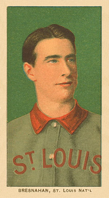 1909 White Borders Ghosts, Miscuts, Proofs, Blank Backs & Oddities Bresnahan, St. Louis Nat'l #51 Baseball Card