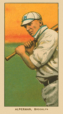 1909 White Borders Ghosts, Miscuts, Proofs, Blank Backs & Oddities Alperman, Brooklyn #6 Baseball Card