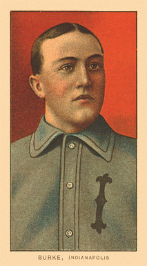 1909 White Borders Ghosts, Miscuts, Proofs, Blank Backs & Oddities Burke, Indianapolis #63 Baseball Card