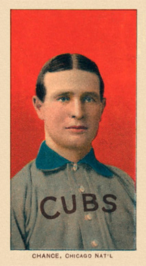 1909 White Borders Ghosts, Miscuts, Proofs, Blank Backs & Oddities Chance, Chicago Nat'L #78 Baseball Card