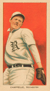 1909 White Borders Ghosts, Miscuts, Proofs, Blank Backs & Oddities Chappelle, Rochester #80 Baseball Card