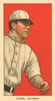 1909 White Borders Ghosts, Miscuts, Proofs, Blank Backs & Oddities Clark, Columbus #90 Baseball Card