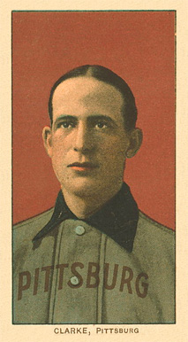 1909 White Borders Ghosts, Miscuts, Proofs, Blank Backs & Oddities Clarke, Pittsburgh #92 Baseball Card