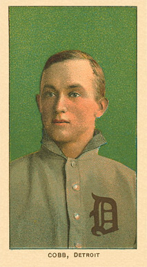 1909 White Borders Ghosts, Miscuts, Proofs, Blank Backs & Oddities Cobb, Detroit #95 Baseball Card