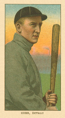 1909 White Borders Ghosts, Miscuts, Proofs, Blank Backs & Oddities Cobb, Detroit #98 Baseball Card