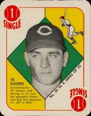 1951 Topps Red Backs Ted Kluszewski #39 Baseball Card
