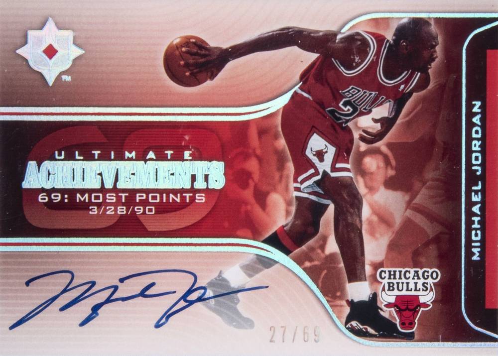 2004 Upper Deck Ultimate Collection Ultimate Achievements Michael Jordan #UA-MJ Basketball Card