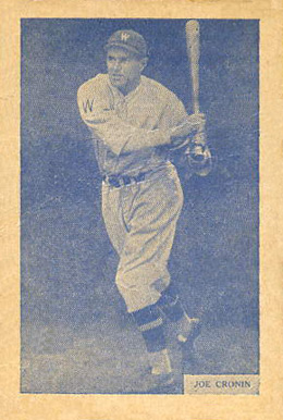 1933 Uncle Jacks Candy Joe Cronin # Baseball Card