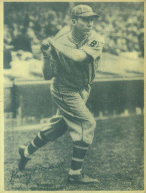 1929 Kashin Publications Harvey Hendrick # Baseball Card