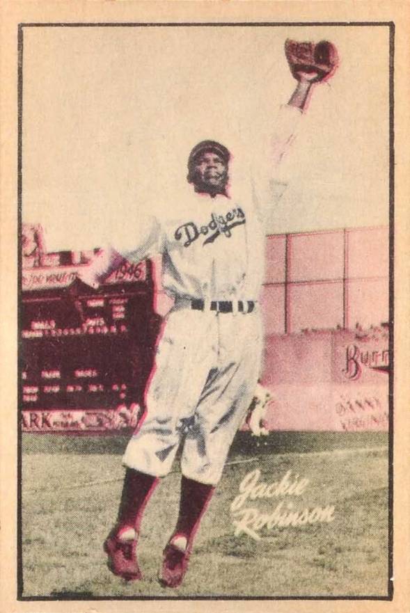 1952 Berk Ross Jackie Robinson # Baseball Card