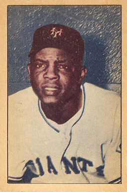 1952 Berk Ross Willie Mays # Baseball Card