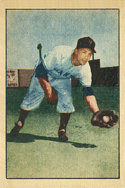 1952 Berk Ross Eddie Stanky # Baseball Card
