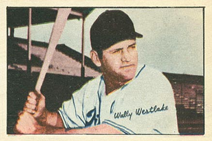 1952 Berk Ross Weldon Westlake # Baseball Card