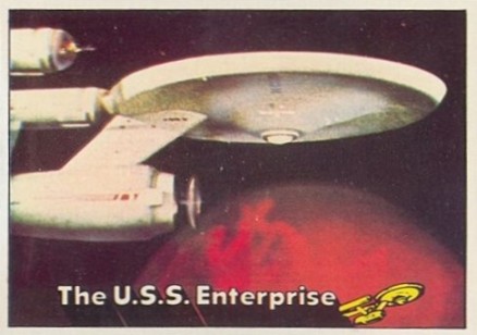 1976 Star Trek The U.S.S. Enterprise #1 Non-Sports Card