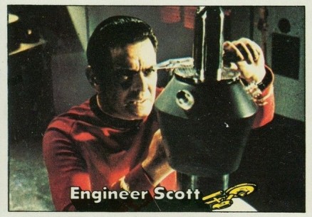 1976 Star Trek Engineer Scott #5 Non-Sports Card