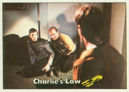 1976 Star Trek Charlies Law #22 Non-Sports Card