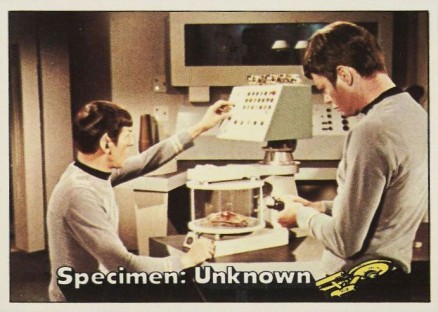 1976 Star Trek Specimen unknown #58 Non-Sports Card