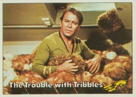 1976 Star Trek The trouble with Tribbles #85 Non-Sports Card