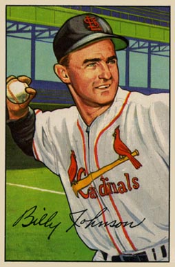 1952 Bowman Billy Johnson #122 Baseball Card