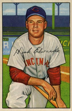1952 Bowman Hank Edwards #141 Baseball Card