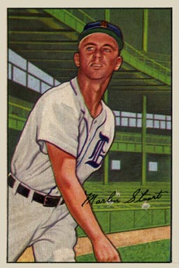 1952 Bowman Marlin Stuart #147 Baseball Card