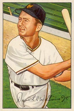 1952 Bowman Dave Williams #178 Baseball Card