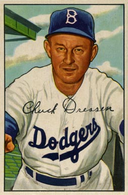 1952 Bowman Chuck Dressen #188 Baseball Card