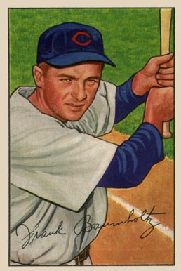 1952 Bowman Frank Baumholtz #195 Baseball Card
