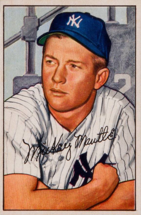 1952 Bowman Mickey Mantle #101 Baseball Card