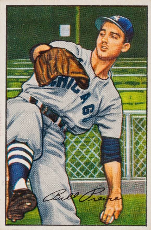 1952 Bowman Billy Pierce #54 Baseball Card