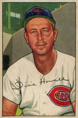 1952 Bowman Dixie Howell #222 Baseball Card