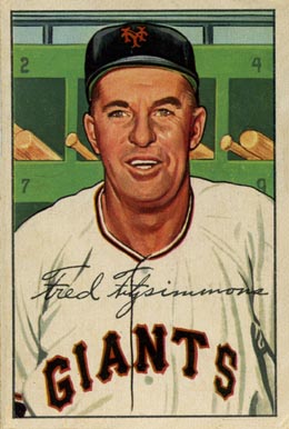 1952 Bowman Fred Fitzsimmons #234 Baseball Card