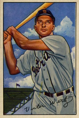 1952 Bowman Vic Wertz #39 Baseball Card