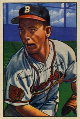 1952 Bowman Vernon Bickford #48 Baseball Card