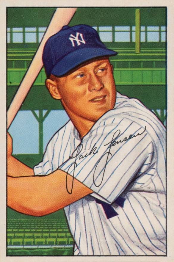 1952 Bowman Jackie Jensen #161 Baseball Card
