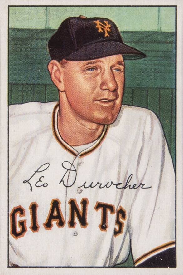 1952 Bowman Leo Durocher #146 Baseball Card