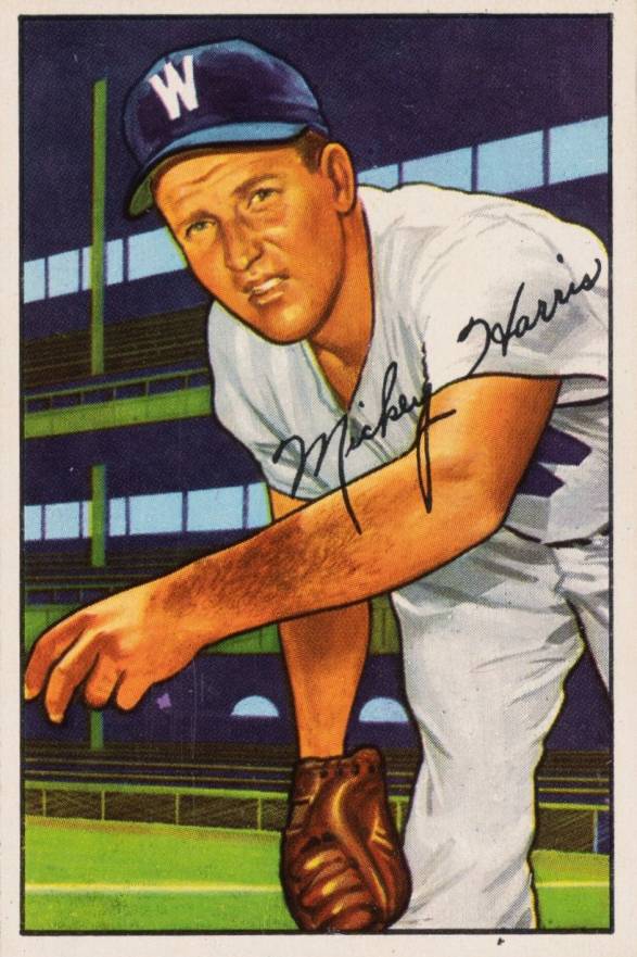 1952 Bowman Mickey Harris #135 Baseball Card